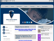 Tablet Screenshot of osbornschools.org
